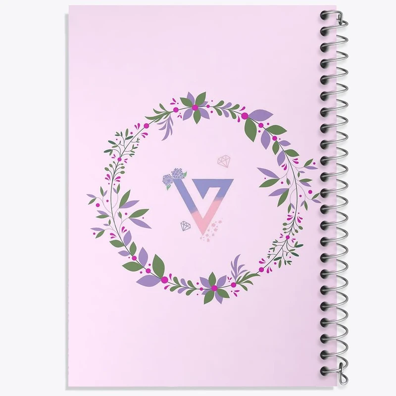 دفتر مشق 50 برگ خندالو مدل گروه سونتین Seventeen کد 21660