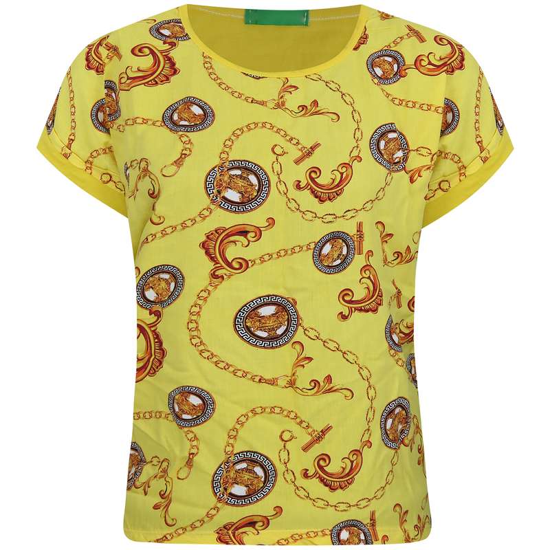 بلوز آستین کوتاه زنانه مدل پیش نخی کد 12