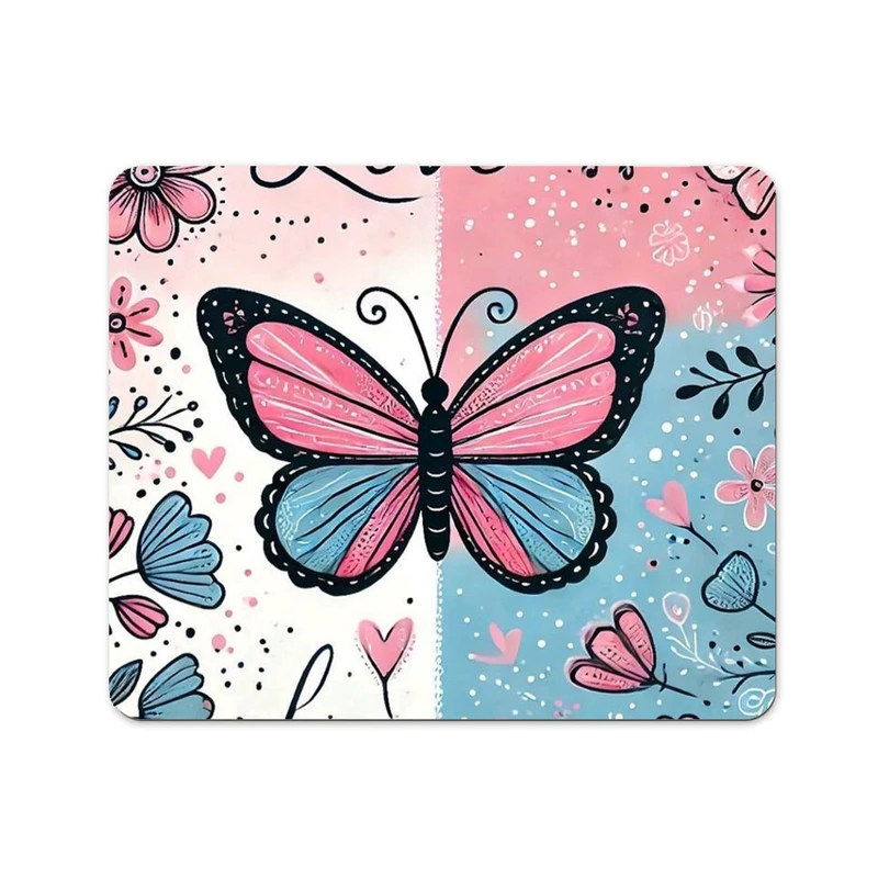 ماوس پد پاد آفرین طرح پروانه کد 800 سایز 19*24 سانتی متر