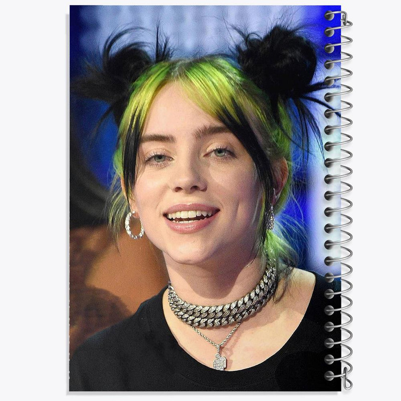 دفتر نت موسیقی 50 برگ خندالو مدل بیلی آیلیش Billie Eilish کد 19151