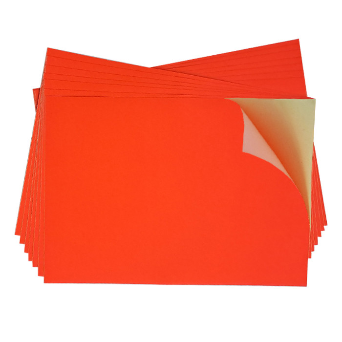 کاغذ A4 چسب دار سوپر لوکس مدل مات بسته 10 عددی