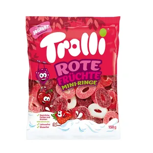 پاستیل شکری میوه های قرمز ترولی - 150 گرم