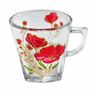 استکان مدل گل کد 02