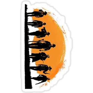 استیکر لپ تاپ طرح Red Dead Revolver  کد ST1556