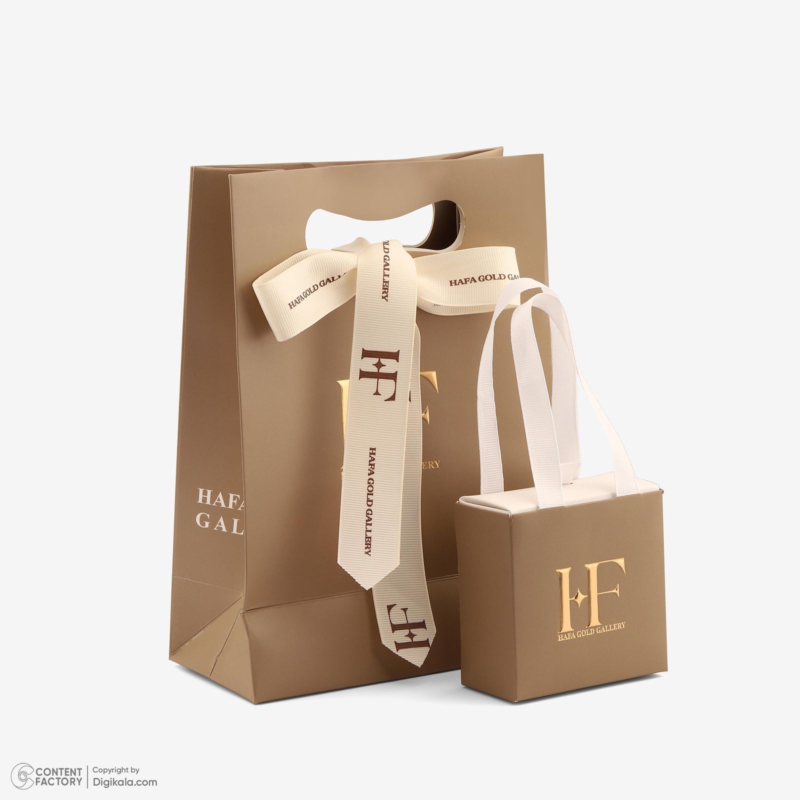 دستبند النگویی طلا 18 عیار زنانه حافا گلد مدل bn012 -  - 3