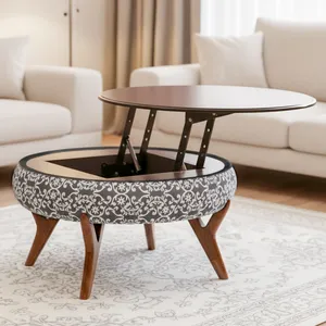 میز جلومبلی گرد مدل نقش طرح هیرمند