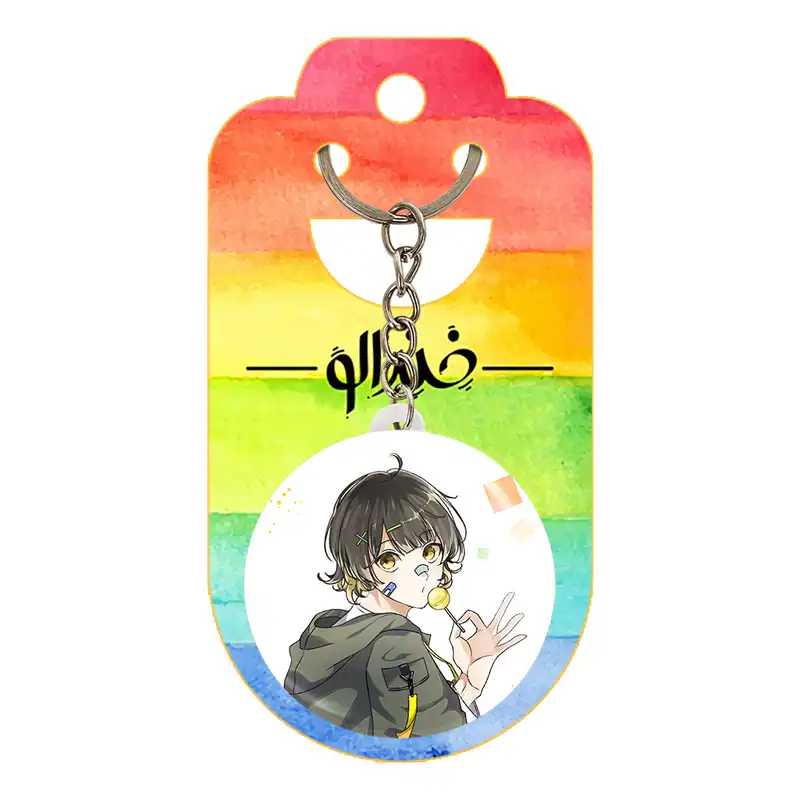 جاکلیدی خندالو مدل مگورو انیمه بلو لاک Blue Lock کد 24396