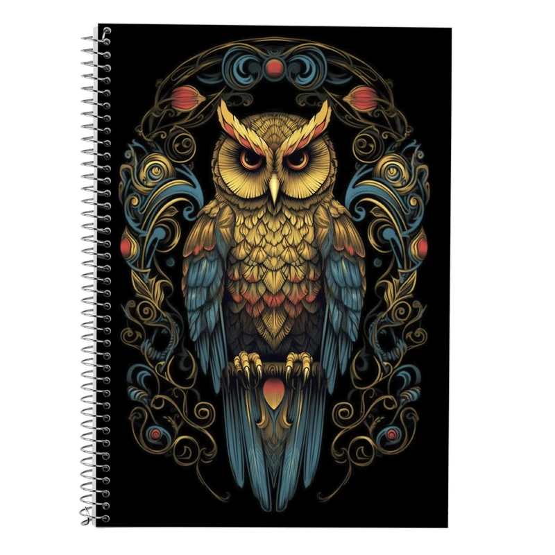 دفتر زبان 50 برگ مدوپد مدل دوخط طرح هری پاتر harrypotter کد DF10286