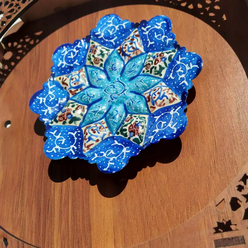 تابلو میناکاری مدل گل کد 10