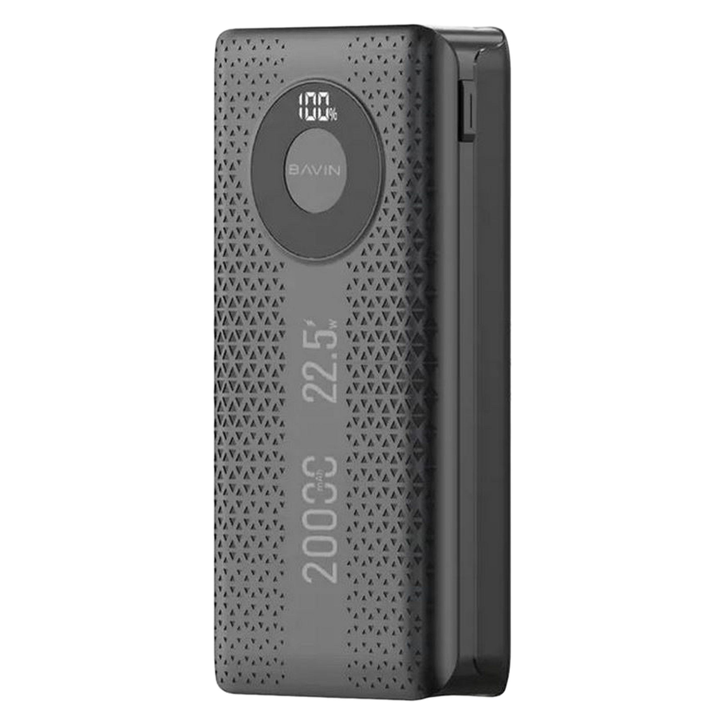پاوربانک باوین مدل PC065  ظرفیت 20000 میلی آمپر ساعت