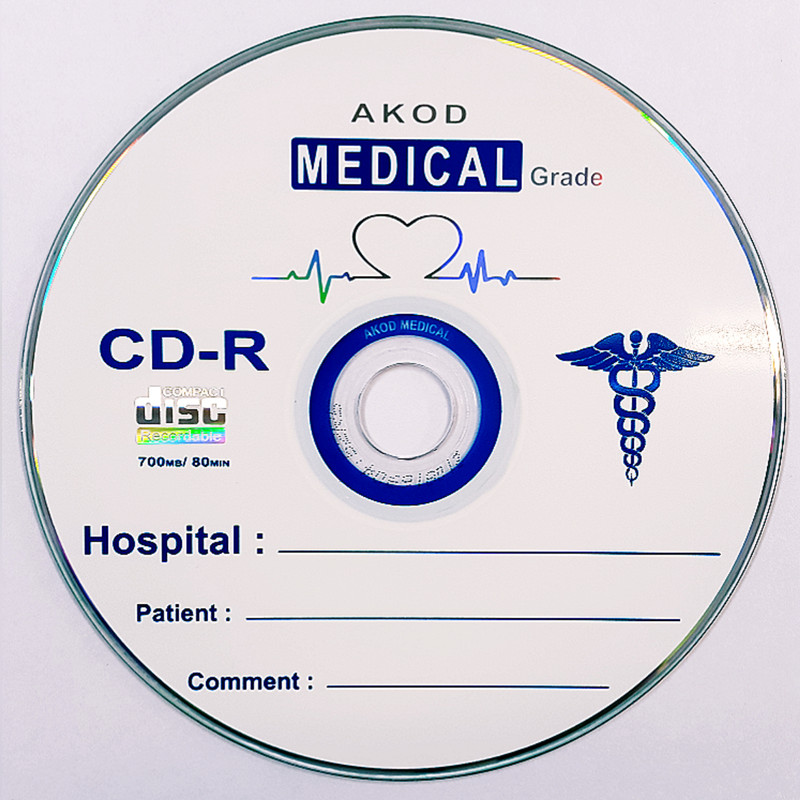 سی دی خام آکود مدیکال مدل CD-R - AKOD MEDICAL بسته 50 عددی