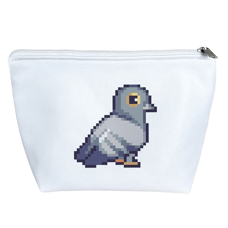 کیف لوازم آرایش دخترانه خندالو مدل کبوتر پیکسلی کد 9035