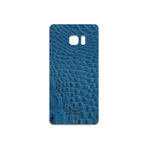 MAHOOT Blue-Crocodile-Leather Cover Sticker for Samsung Galaxy Note 7