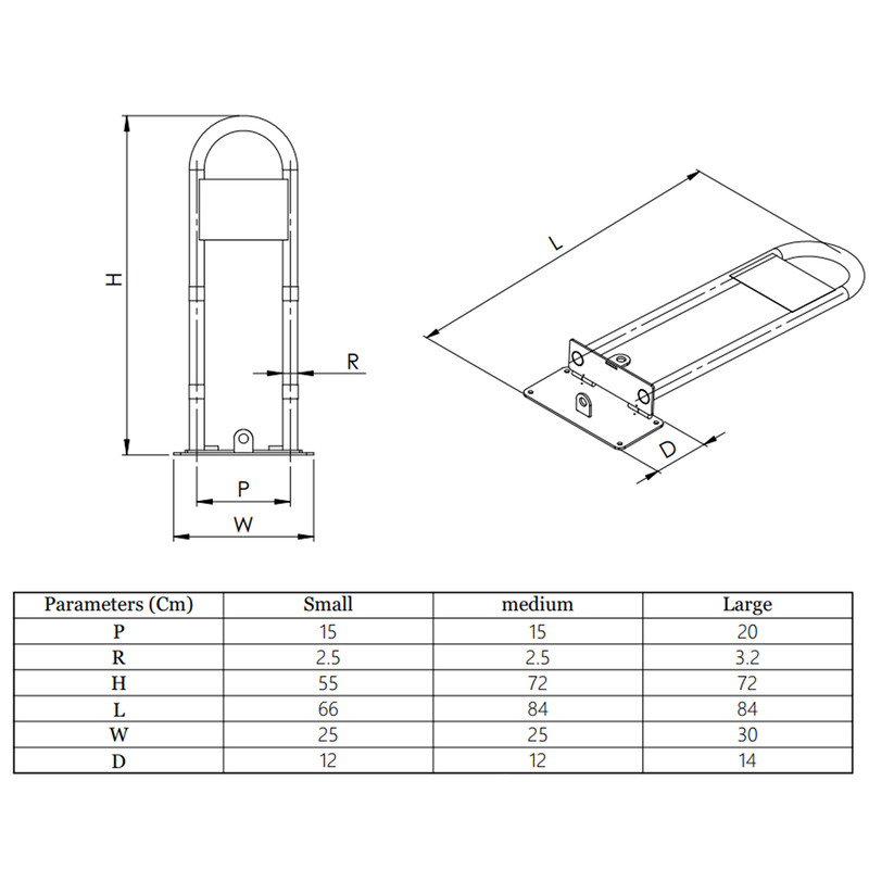 قفل پارکینگ مدل ۷۲۲۵
