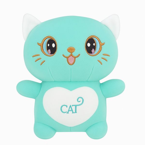 عروسک مدل پولیشی طرح گربه کد se88 ارتفاع 25 سانتی متر