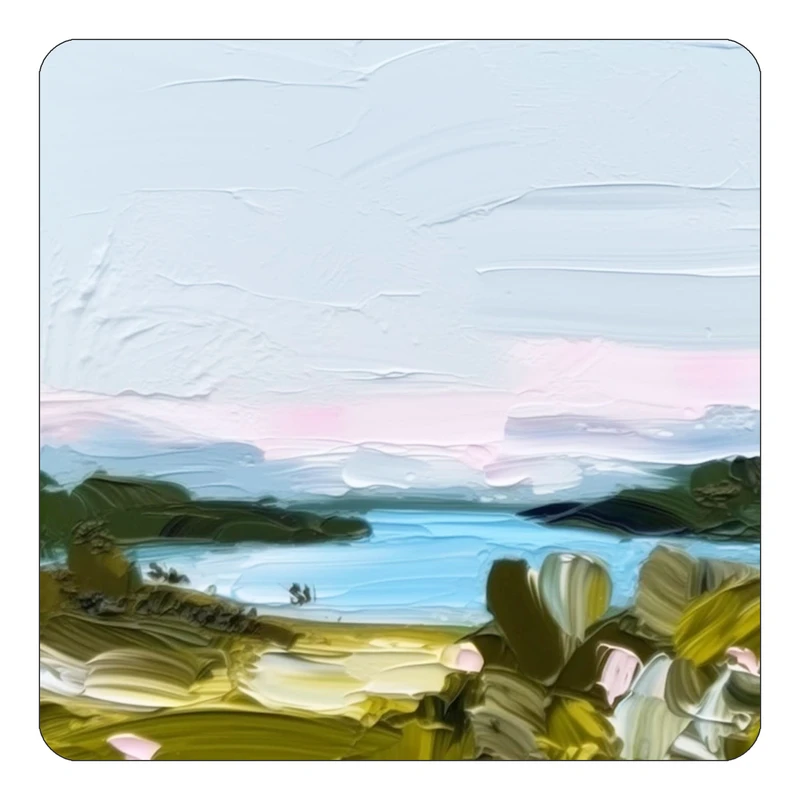 مگنت کاکتی طرح نقاشی رنگ روغن مدل mp71803