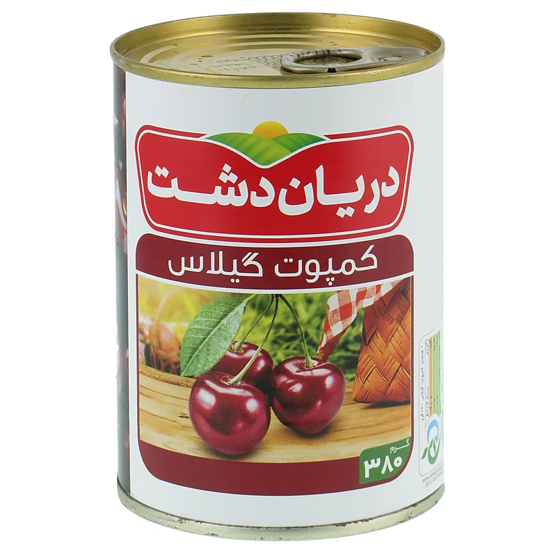 کمپوت گیلاس دریان دشت - 380 گرم