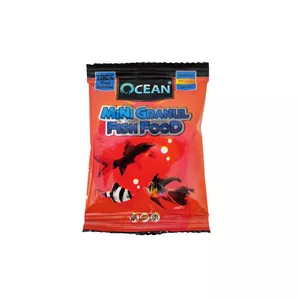 غذا ماهی آکواریوم اوشن مدل mini granul وزن 20 گرم