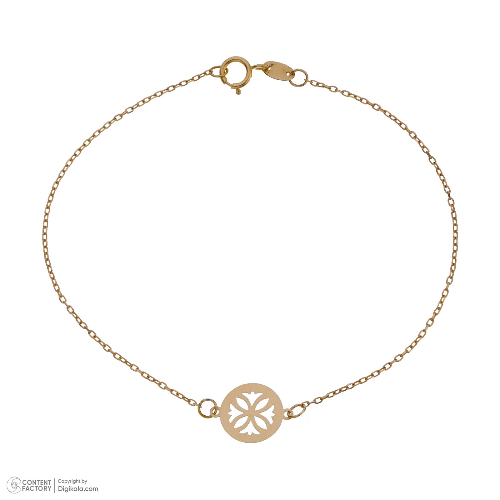 دستبند طلا 18 عیار زنانه مایا ماهک مدل MB1632 -  - 2