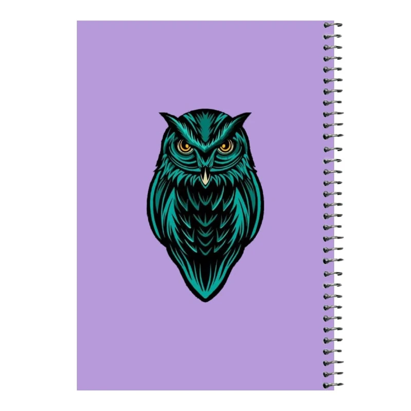 دفتر مشق 80 برگ اس جی مدل جغد   