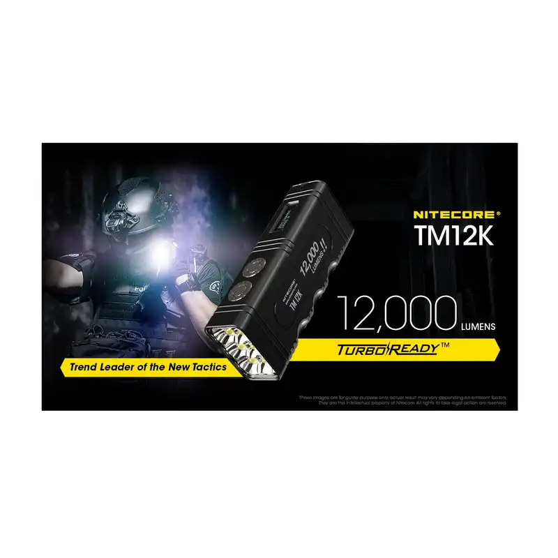 چراغ قوه دستی نایت کر مدل TM12K 12000LUMEN