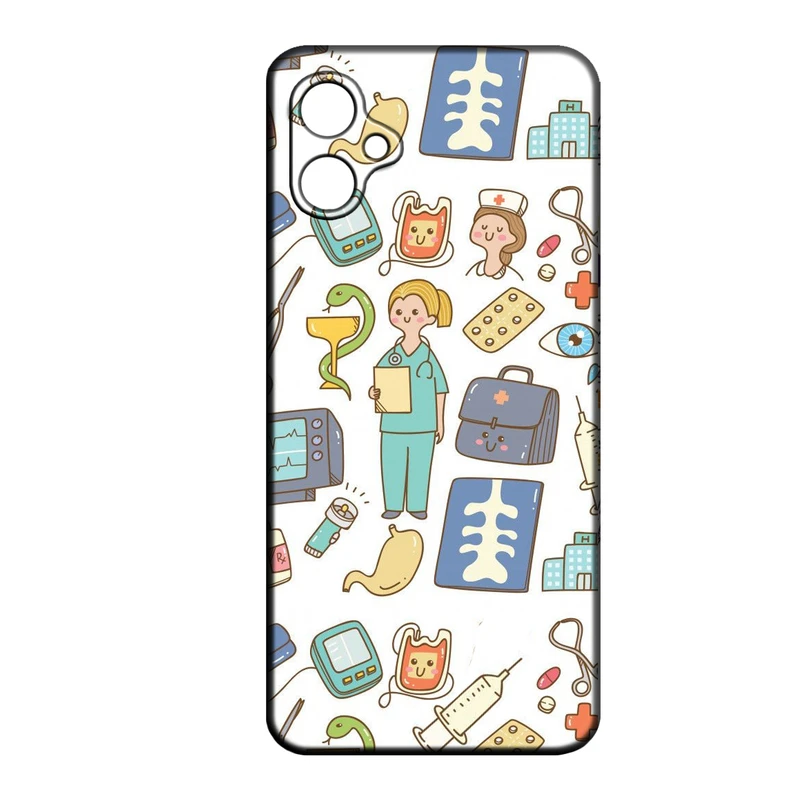 کاور طرح پزشک کد 030 مناسب برای گوشی موبایل سامسونگ Galaxy A06