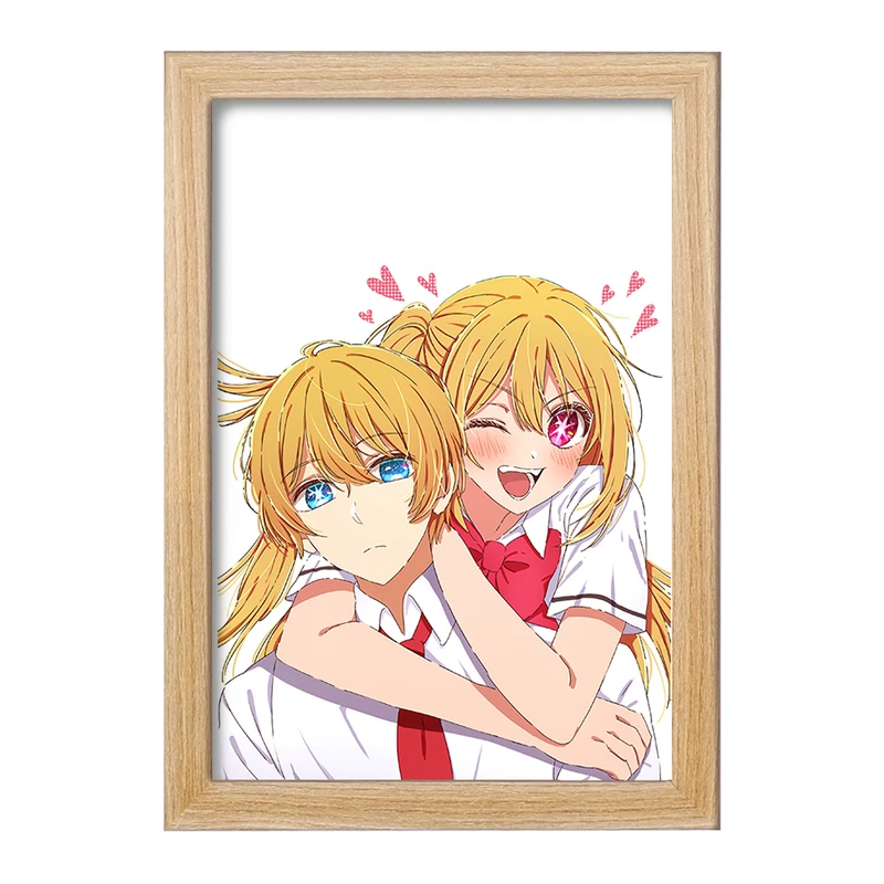 تابلو خندالو مدل آکوا و روبی انیمه اوشی نو کو کد 31225