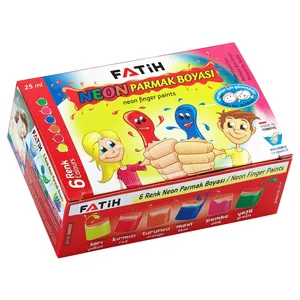 رنگ انگشتی 6 رنگ فاتح مدل   F 50021