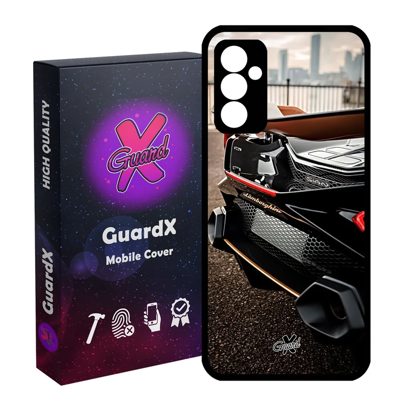 کاور گارد ایکس طرح لامبورگینی مدل Glass10492 مناسب برای گوشی موبایل سامسونگ Galaxy A14 / A14 5G