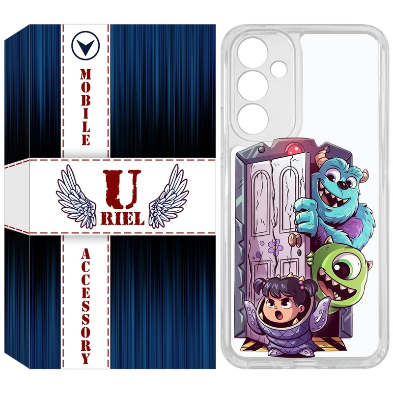 کاور یوریل مدل Clear کد 67 طرح سالیوان مناسب برای گوشی موبایل سامسونگ Galaxy A54