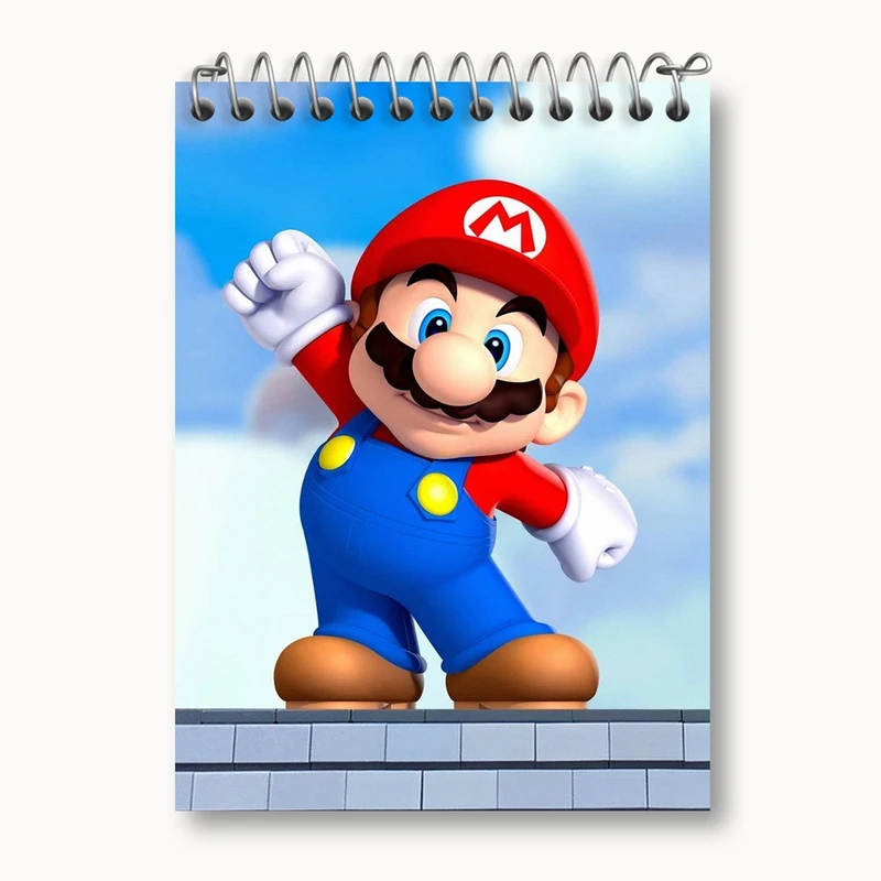 دفتر یادداشت 50 برگ خندالو مدل سوپر ماریو کد 30433