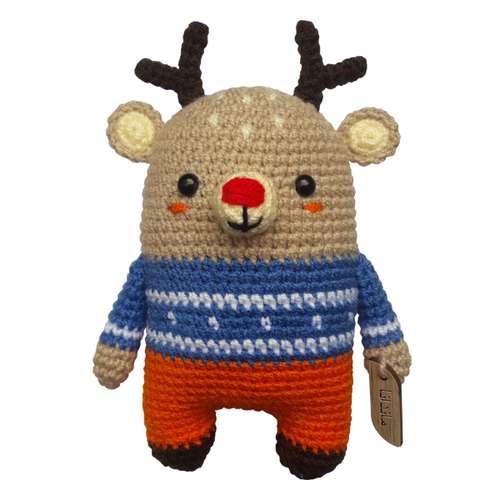 عروسک بافتنی ماندانا مدل گوزن کد 05