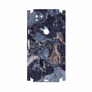 MAHOOT Broken black marble-FullSkin Cover Sticker for Google Pixel 2