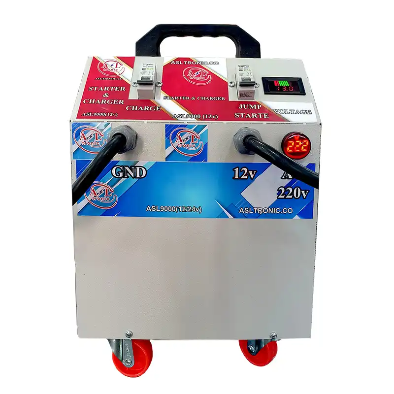 استارتر و شارژر باتری خودرو صنعتی مدل Asl-9000