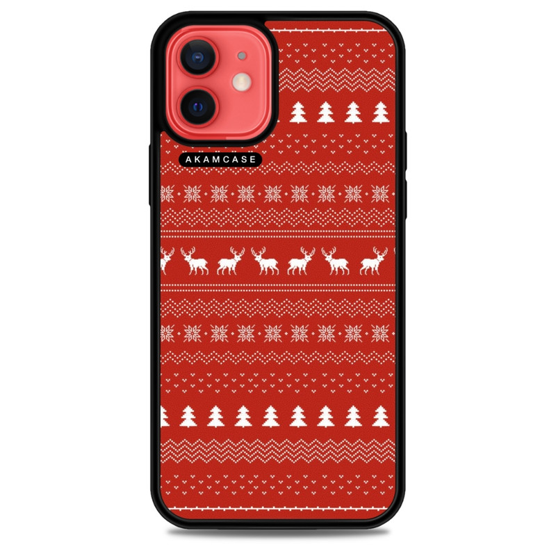 کاور آکام مدل AMCWA12-CHRISTMAS21 مناسب برای گوشی موبایل اپل iPhone 12