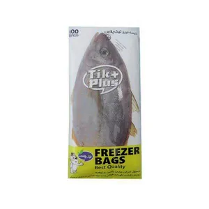 کیسه فریزر تیک پلاس مدل  Fish بسته 100 عددی