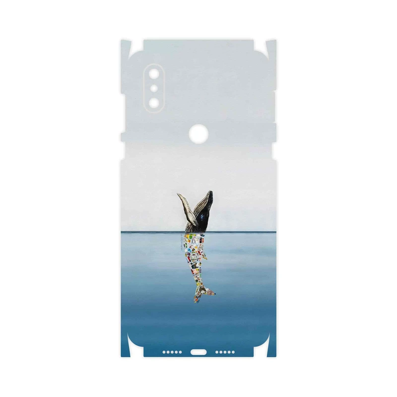 برچسب پوششی ماهوت مدل Collage of Sea Trash-FullSkin مناسب برای گوشی موبایل شیائومی Mi Mix 3