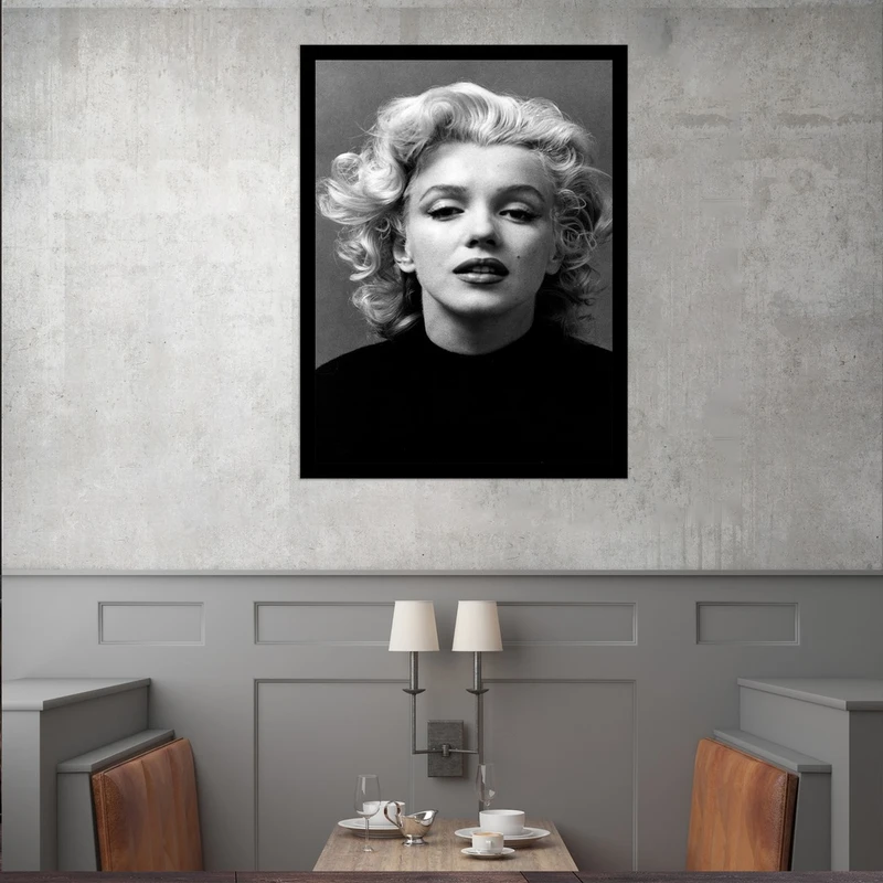 تابلو بکلیت طرح مشاهیر سینمای جهان مرلین مونرو مدل قاب شاسی B-S9687