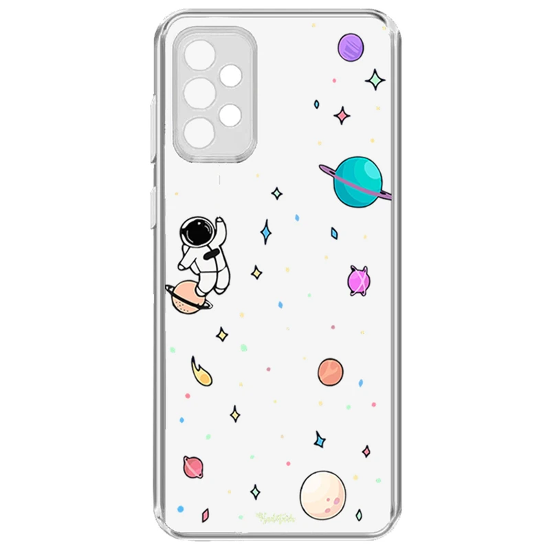 کاور طرح Space Man مناسب برای گوشی موبایل سامسونگ  Galaxy A32 4G
