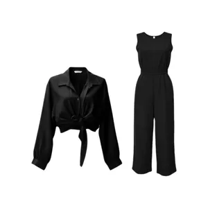 ست شومیز و سرهمی رسمی زنانه مدل سلن KVJG4566