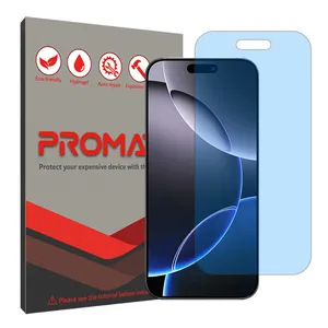 Promate Resistant model anti blue screen protector suitable for Apple iPhone 16 Pro Max mobile phone