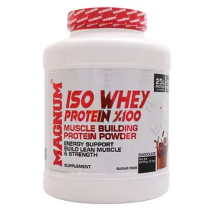 پودر پروتئین ایزو وی 100% با طعم شکلات مگنوم ویتامینز  - 2270 گرم