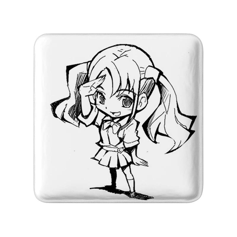 مگنت خندالو طرح آنجو انیمه آنوهانا مدل مربعی کد 31993