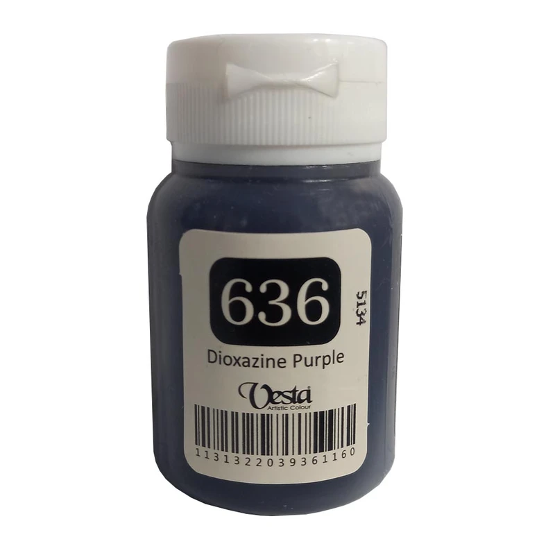 رنگ پارچه وستا مدل 636 کد 83684 حجم 60 میلی لیتر