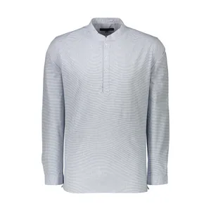 پیراهن آستین بلند مردانه پاتن جامه مدل 102721010005292 یقه فرنچ