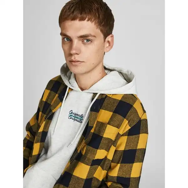 پیراهن آستین بلند مردانه جک اند جونز مدل Y-12194452