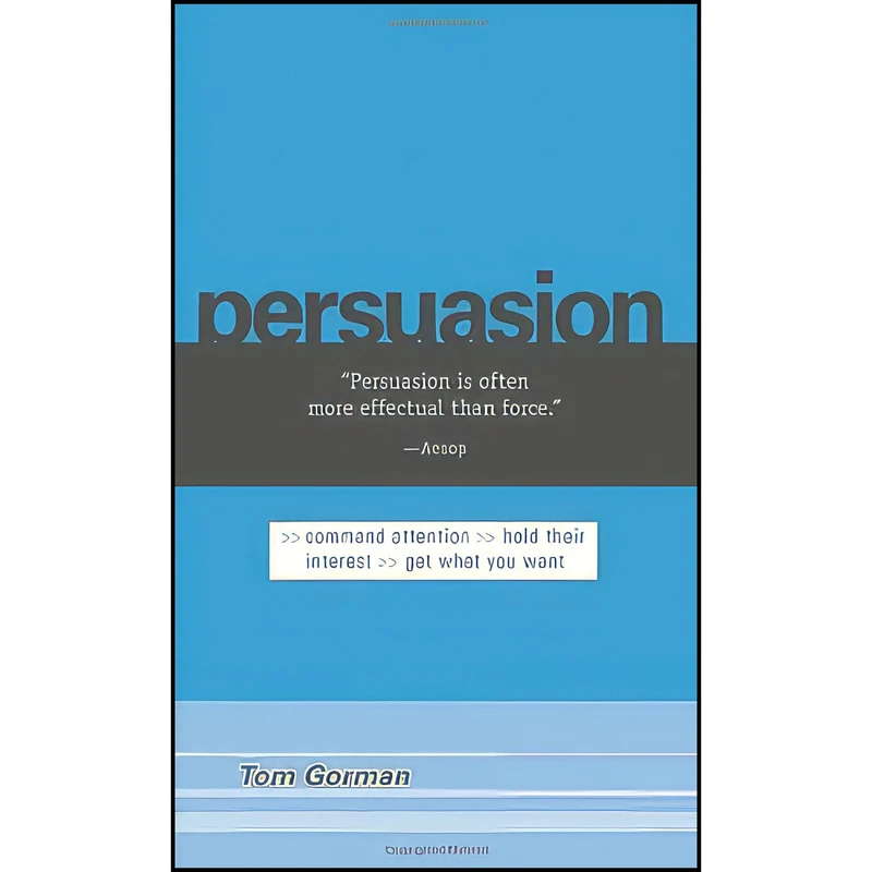 کتاب Persuasion اثر Tom Gorman انتشارات Adams Media