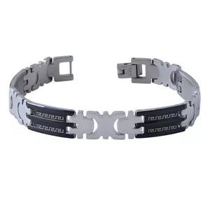 دستبند مردانه مدل استیل کد DP_280