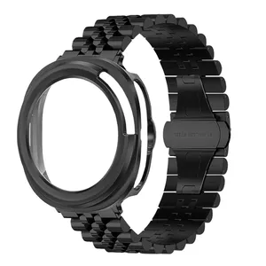 بند آلتیمیت شیلد مدل 5Row GRD NV8 مناسب برای ساعت هوشمند سامسونگ Galaxy Watch 8 Classic 46mm به همراه کاور