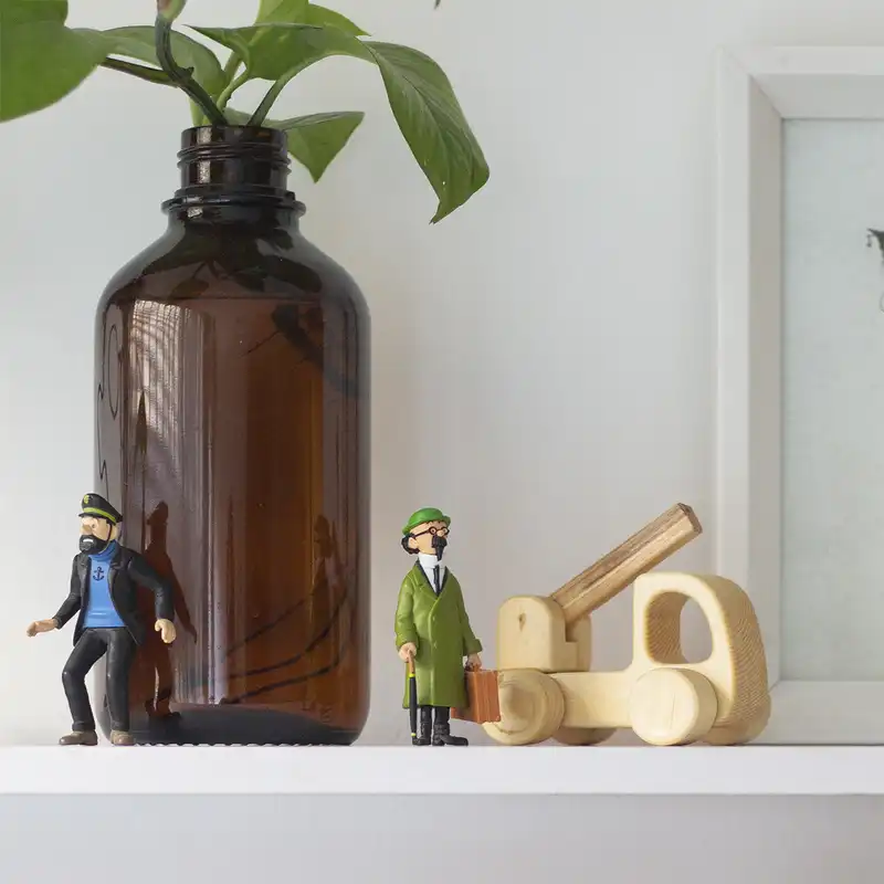 اسباب بازی چوبی مدل جرثقیل کد 43016